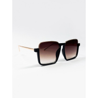 Квадратные солнцезащитные очки с коричневым градиентом