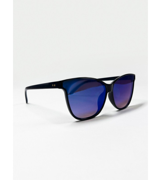 Солнцезащитные очки с синими зеркальными линзами