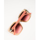 Рожеві сонцезахисні окуляри в стилі ретро