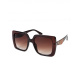 Темно-коричневые квадратные солнцезащитные очки