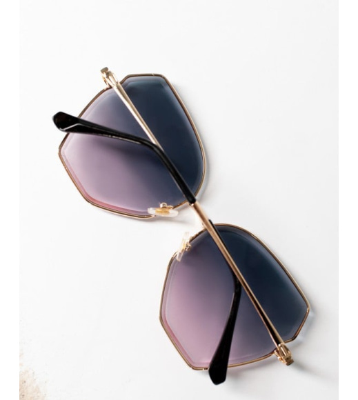 Двухцветные солнцезащитные очки бабочки