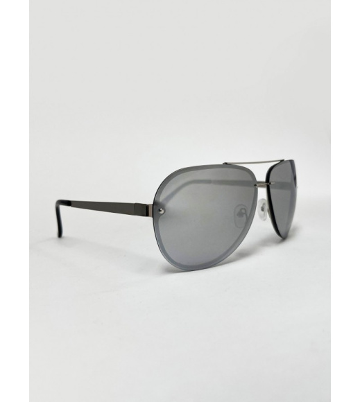 Зеркальные солнцезащитные очки авиаторы