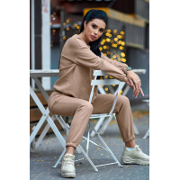 Кофейный женский спортивный костюм Seventeen 1635.4289