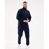 Синий спортивный костюм на молнии