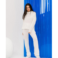 Молочный ангоровый спортивный костюм