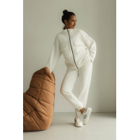 Белый женский спортивный костюм Seventeen на флисе 2101.5495