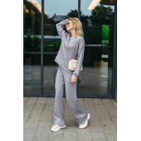 Серый женский спортивный костюм Seventeen 2023.5239