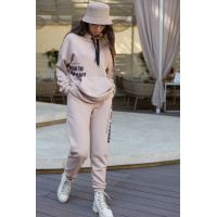 Кофейный женский спортивный костюм Seventeen 1782.4861