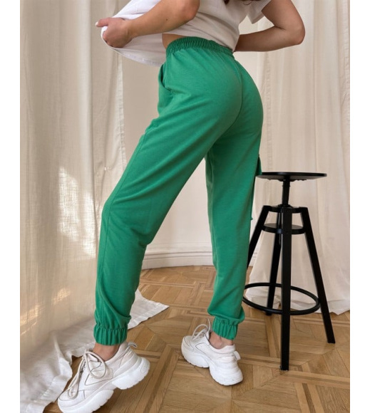 Зелені штани карго