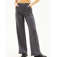 Серые брюки с двойными стрелками