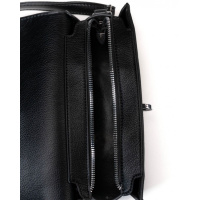 Черная прямоугольная сумочка кросс-боди