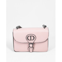 Розовая маленькая каркасная сумка кросс-боди