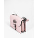 Розовая маленькая каркасная сумка кросс-боди