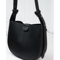 Чорна сумка зі знімною косметичкою