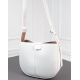 Белая сумка со съемной косметичкой