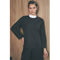 Черная свободная женская кофта Seventeen 2258.6253