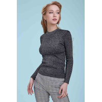 Черный женский джемпер Seventeen 1412.3317