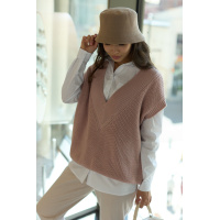 Пудровый женский жилет Seventeen 1902.4832