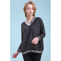 Черный женский пуловер Seventeen 1409.3288