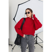Красный женский свитер Seventeen S070.4892