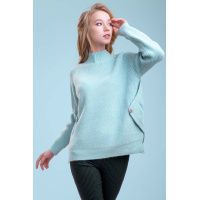 Голубой женский свитер Seventeen 1400.3287