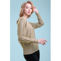 Оливковый женский джемпер Seventeen 1405.3325
