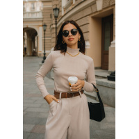 Кофейный женский гольф Seventeen 2018.5224