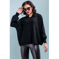 Черный женский пуловер Seventeen 1428.3264