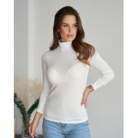 Белый утепленный флисом гольф