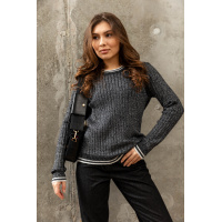 Черный женский джемпер Seventeen R819.5697