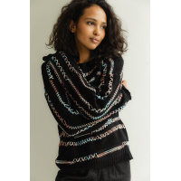 Черный женский джемпер Seventeen 5693.5492