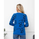 Синій вовняний светр з ведмедиками