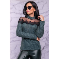 Зеленая женская кофта Seventeen 1083.3011