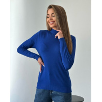 Синяя яркая водолазка