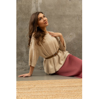 Бежевый женский джемпер Seventeen S998.5674