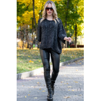 Черный женский джемпер Seventeen S998.3842