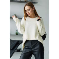 Молочный женский джемпер Seventeen 5618.5142