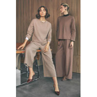 Свободная женская бежевая кофта Seventeen 2258.6251