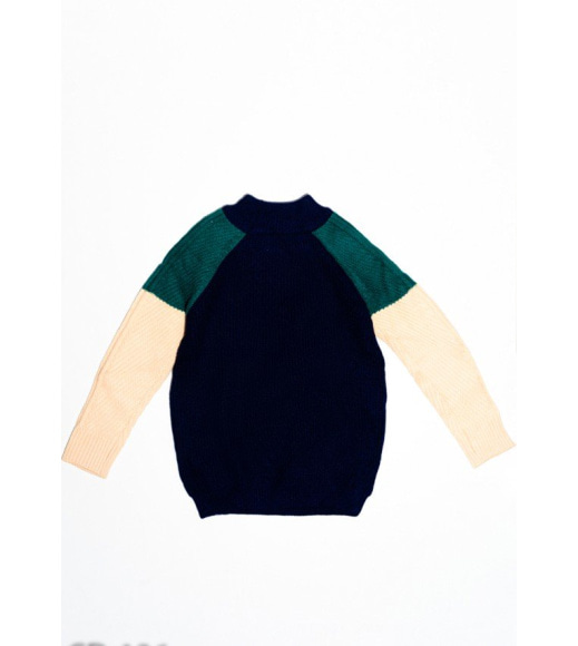 Мягчайший вязаный шерстяной свитер с рукавами-реглан