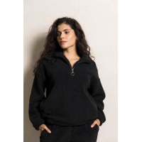 Черная трикотажная женская толстовка Теди Seventeen 2115.5511
