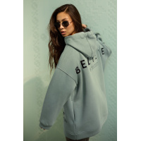 Оливковая женская толстовка Seventeen 1787.4833