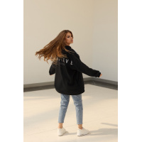 Черная женская толстовка Seventeen 1787.4846