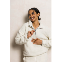 Белая трикотажная женская толстовка Теди Seventeen 2115.5525