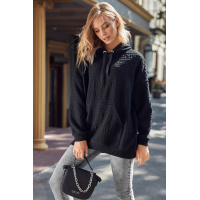 Черная женская толстовка Seventeen 1639.4315