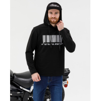 Черная трикотажная толстовка с принтом