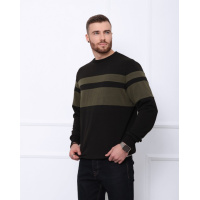 Черная толстовка с вставками