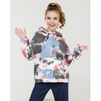 Трикотажная толстовка с абстрактным принтом