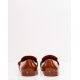 Лакові коричневі туфлі з пряжками