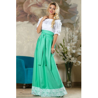 Бирюзовая юбка Seventeen 726.2174