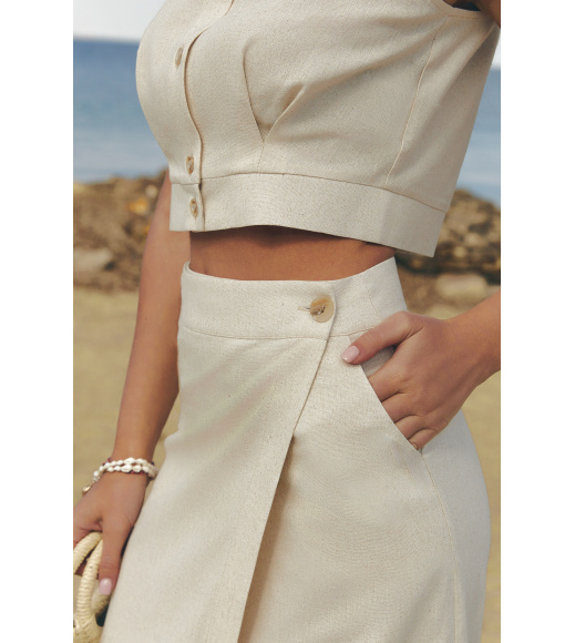 Бежевая юбка Seventeen 2380-1.6414